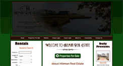 Desktop Screenshot of hilemanrealestate.com
